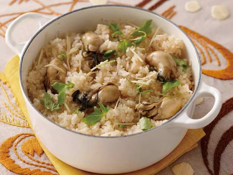 牡蠣燉飯